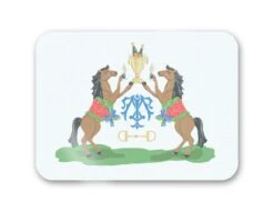 Winner's Circle, Bubbles, Personalized 16" X 12" Tempered Glass Cutting Board