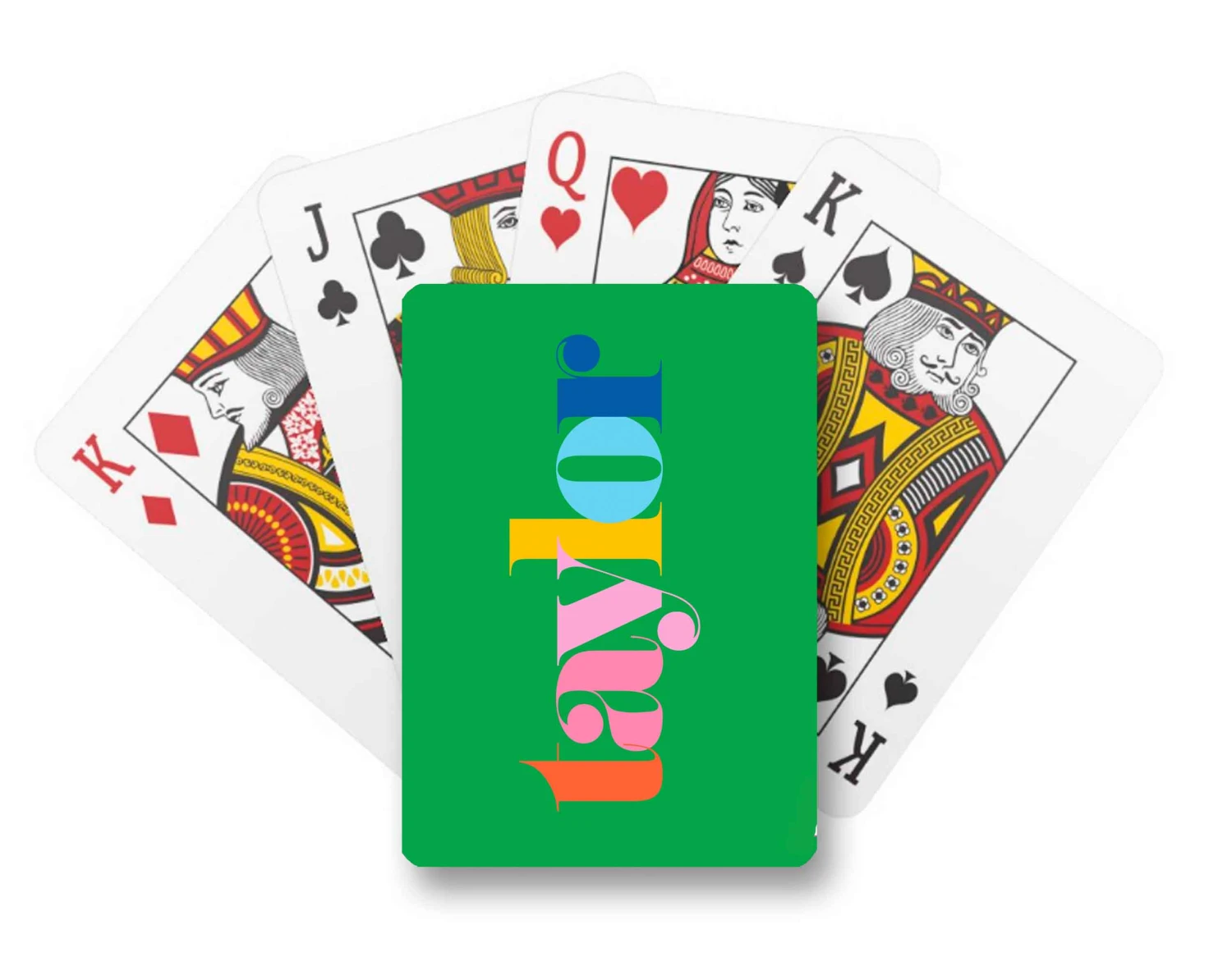 Make It Mine Personalized Playing Cards, Kelly 1 Make It Mine Personalized Playing Cards, Kelly