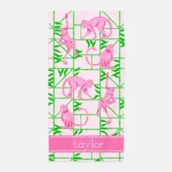Monkey Trellis Beach Towel