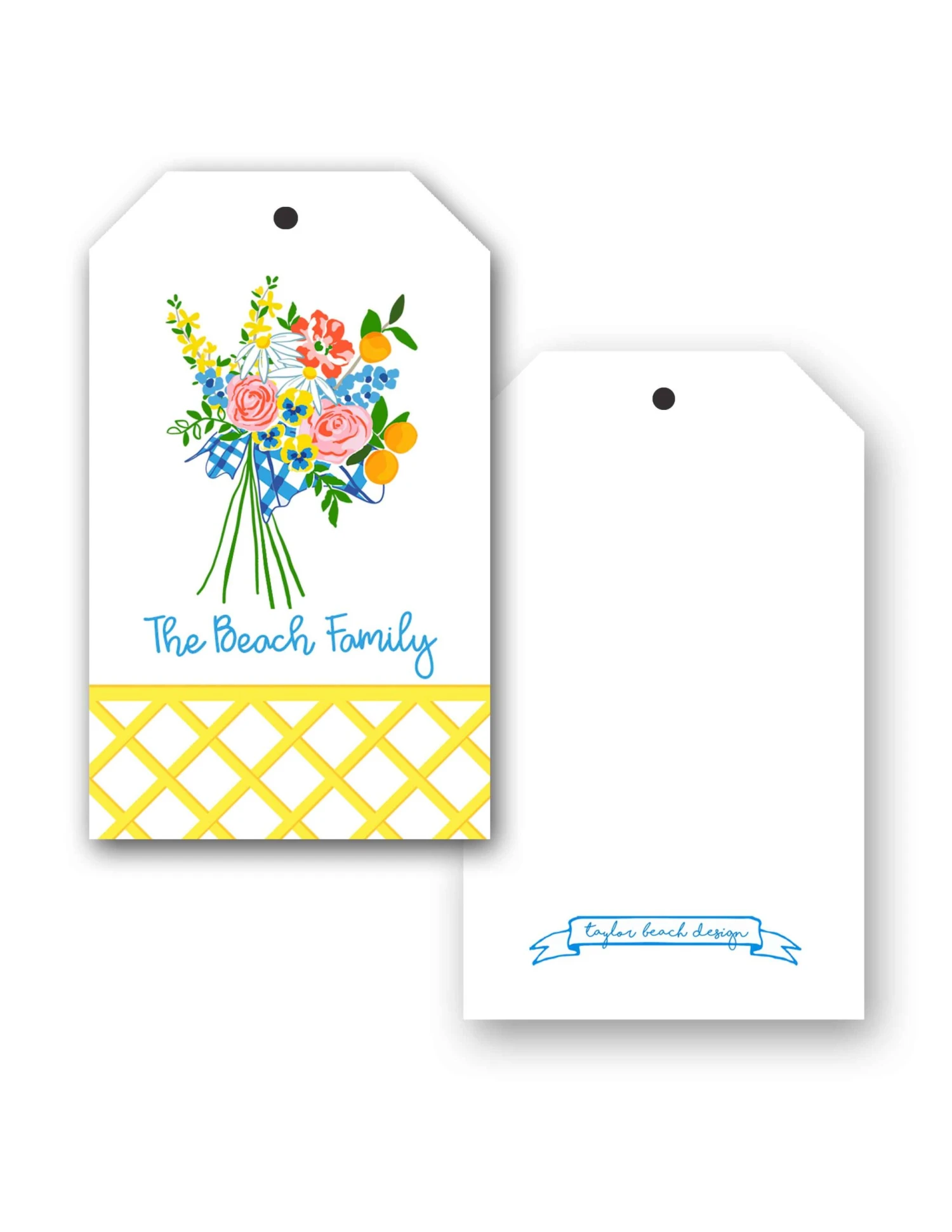 Mother's Day Signature Bouquet Personalized Hang Tags 1 Mother's Day Signature Bouquet Personalized Hang Tags