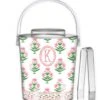 Mughal Blooms Personalized Ice Bucket, Pink