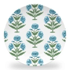 *IN STOCK* Mughal Blooms 10" Dia. Melamine Plate, Single