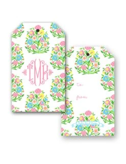 Mughal Bouquet Personalized Hang Tags