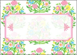 Mughal Bouquet Tented Place Cards