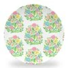 Mughal Bouquet Set Of (4) 10" Dia. Melamine Plates