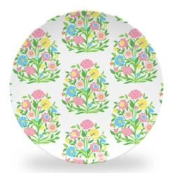 Mughal Bouquet Set Of (4) 10" Dia. Melamine Plates