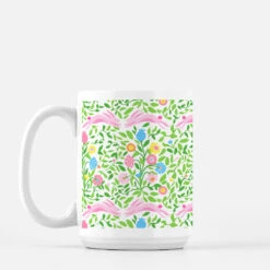 Mughal Bouquet Stripe Easter Porcelain Mug