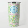 Mughal Bouquet Stripe Personalized Easter Travel Tumbler
