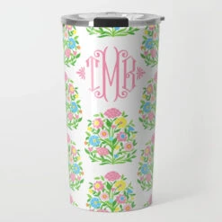 Mughal Bouquet Personalized Travel Tumbler