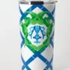 Banana Leaf Crest, Aegean Stainless Steel Travel Tumbler