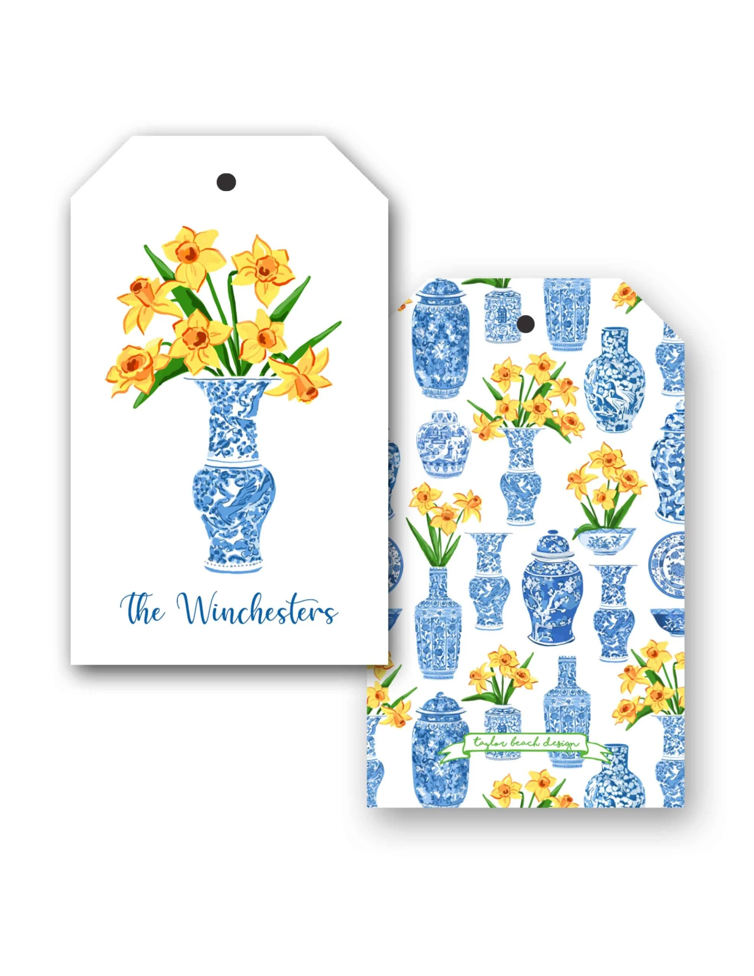 Orient Bouquet Personalized Hang Tags 1 Orient Bouquet Personalized Hang Tags