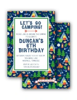 Adventure Camp Invitation, Nightfall