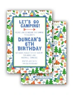 Adventure Camp Invitation, Fresh Air