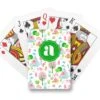 Adventure Camp Personalized Playing Cards, White