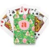 Adventure Camp Personalized Playing Cards, Green