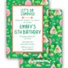Adventure Camp Invitation, Green