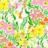 Preppy Perennials Art Print