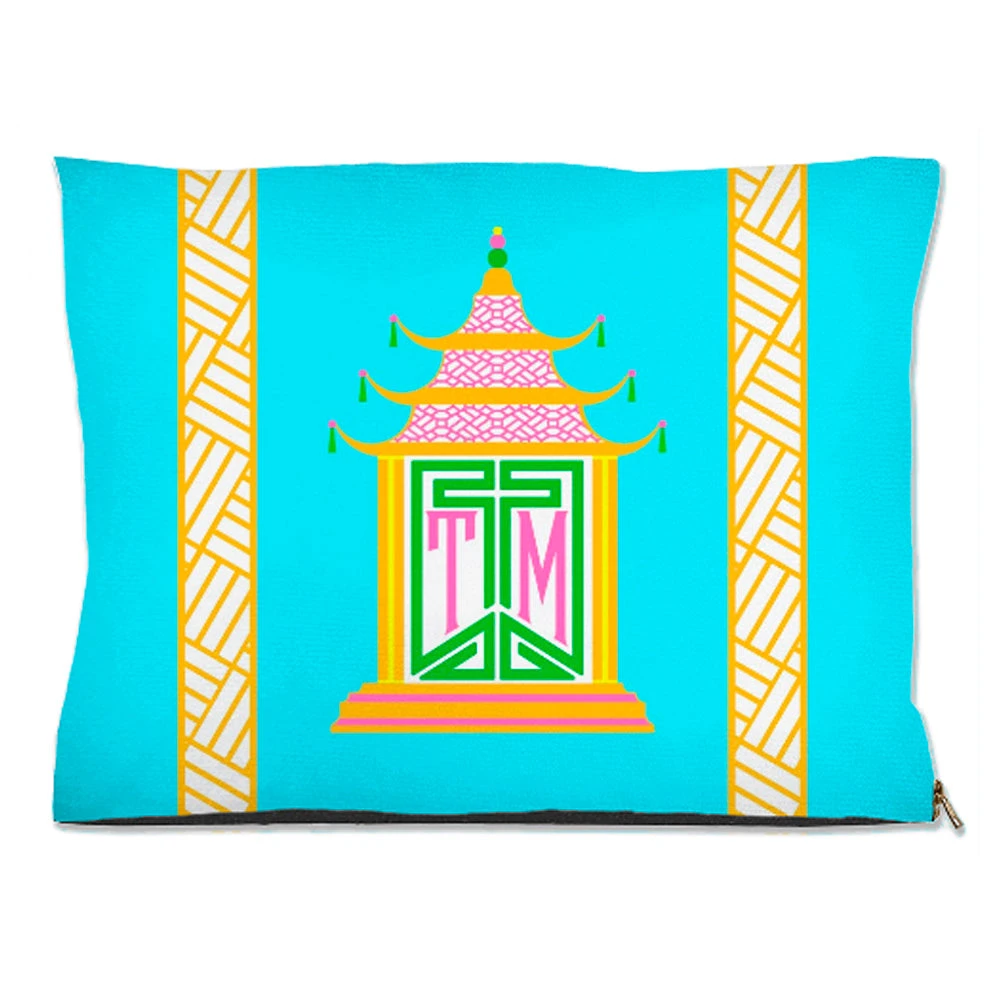 Royal Pagoda, Azurite, Pet Bed, (3) Sizes Available 1 Royal Pagoda, Azurite, Pet Bed, (3) Sizes Available