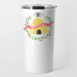 Queen Bee Personalized Travel Tumbler