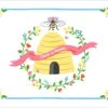 Queen Bee Personalized Folded Note Cards