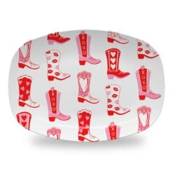 Rootin' Tootin' Valentine's, Rosy, Melamine Platter
