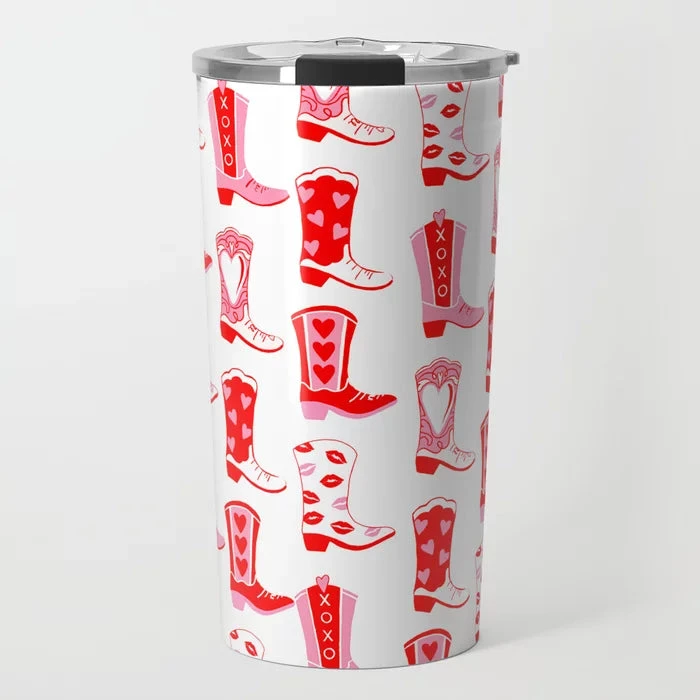 Rootin' Tootin' Valentine's Travel Tumbler 1 Rootin' Tootin' Valentine's Travel Tumbler