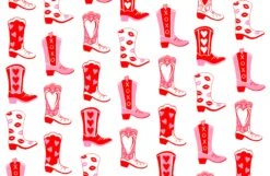 Rootin' Tootin' Valentine's, Rosy, Paper Tear-away Placemat Pad