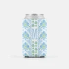 Ribbons In Bloom Set Of 2 Personalized Can Coolers, Hydrangea
