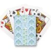 Ribbons In Bloom Personalized Playing Cards, Hydrangea