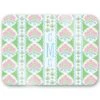 Ribbons In Bloom Personalized 16" X 12" Tempered Glass Cutting Board, Peony