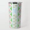 Ribbons In Bloom Personalized Travel Tumbler, Peony