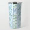 Ribbons In Bloom Personalized Travel Tumbler, Hydrangea