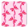 Ribbon Trellis 4"x 4" Paper Coasters