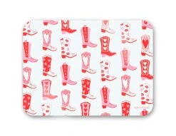 Rootin' Tootin' Valentine's, Rosy, 16" X 12" Tempered Glass Cutting Board