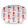 Rootin' Tootin' Valentine's, True Blue, Melamine Platter