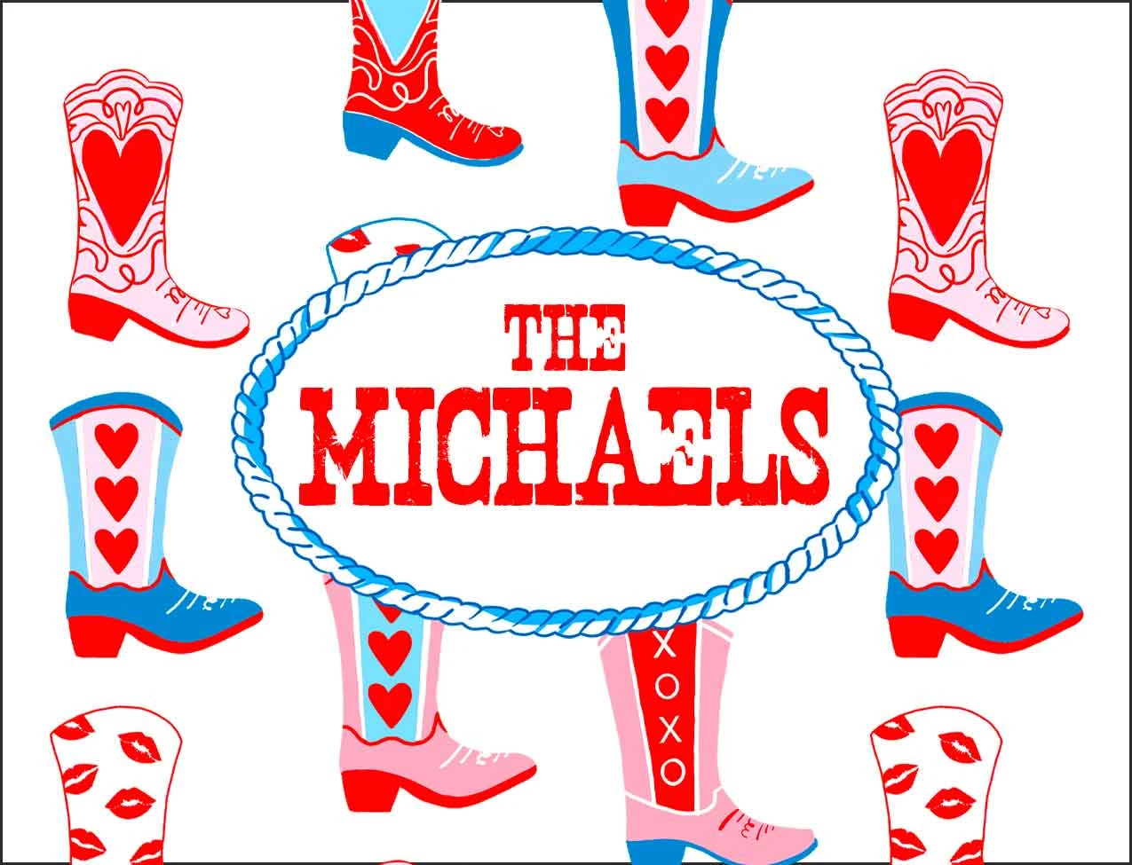 Rootin' Tootin' Valentine's, True Blue, Personalized Gift Sticker Label, Set Of 24 1 Rootin' Tootin' Valentine's, True Blue, Personalized Gift Sticker Label, Set Of 24