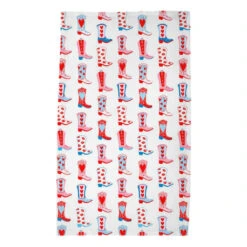 Rootin' Tootin' Valentine's, True Blue, Poly Twill Tea Towels, Set Of 2