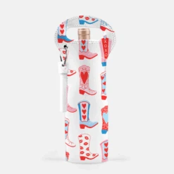 Rootin' Tootin' Valentine's, True Blue, Wine Carrier With Cork Screw