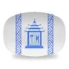 Royal Pagoda, Sapphire, Melamine Platter
