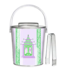 Royal Pagoda, Amethyst, 3 Qt. Acrylic Ice Bucket