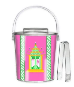 Royal Pagoda, Tourmaline, 3 Qt. Acrylic Ice Bucket