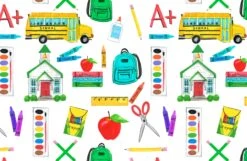 School Days Paper Tear-away Placemat Pad