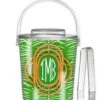 Sea Palms & Bamboo, Palm, Personalized; Ice Bucket
