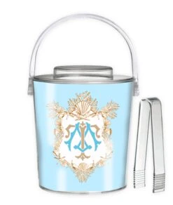 Seashell Crest, Driftwood, 3 Qt. Acrylic Ice Bucket