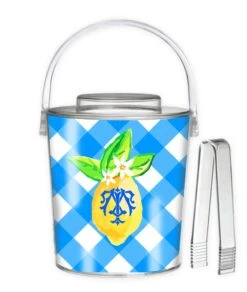 Lovely Lemon, Grove Picnic, 3 Qt. Acrylic Ice Bucket