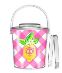 Lovely Lemon, Party Punch, 3 Qt. Acrylic Ice Bucket