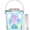 Spring Staffies Chinoiserie Easter Ice Bucket, Blue
