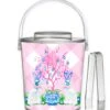 Spring Staffies Chinoiserie Easter Ice Bucket, Pink