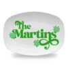 Signature Shamrock Personalized St. Patrick's Day Melamine Platter