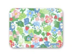 Summer Picnic 16" X 12" Tempered Glass Cutting Board